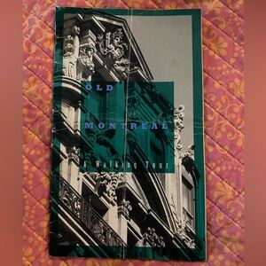 Vintage 1992, Old Montreal, A Walking Tour, Pamphlet